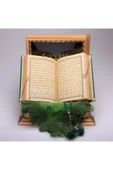 Hediyelik Ahşap Kutulu Kur'an-ı Kerim Elif-vav Hafız Boy Z.yeşil Tülbent Ve Tespihli thumbnail 2
