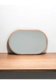 CG HOME Masa Aynası, Çerçeveli Ayna, Duvar Aynası, Minyatür 40x25 CM thumbnail 2