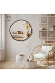 CG HOME Asimetrik Ayna, Duvar Aynası, Konsol Aynası, Pinterest Ayna, Holl Aynası, Çerçeveli Ayna, Siyah thumbnail 5
