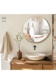 CG HOME asimetrik ayna, dekoratif ayna, duvar aynası, banyo aynası, holl aynası 80 cm thumbnail 4
