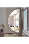 CG HOME Dekoratif D Model Duvar Aynası - Yatay & Dikey Kullanım - Yarımay Ayna - Şık Tasarım - Tam Boy Ayna thumbnail 2