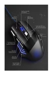 SNRELK RGB IŞIKLI GAMİNG MOUSE 8001600/2400/3200 DPİ OYUNCU MOUSE thumbnail 3