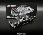 Mini GT 110 Kaido House Datsun 510 Pro Street Full Carbon V1 1/64 Model Araba thumbnail 1