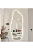 CG HOME Boy Aynası Ledli, Asimetrik Ayna, Boy Aynası, Ledli Ayna, Duvar Aynası, Günışığı Led thumbnail 4