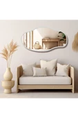 CG HOME Asimetrik Ayna, Konsol Aynası, Dresuar Aynası, Tuvalet Aynası, Boy Aynası 120x65 CM thumbnail 1
