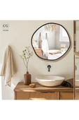 CG HOME asimetrik ayna, dekoratif ayna, duvar aynası, banyo aynası, holl aynası 90 cm thumbnail 4