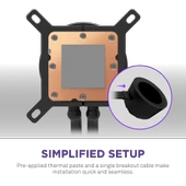 NZXT Kraken Plus 360 AIO LCD 360mm Siyah Sıvı İşlemci Soğutucusu RL-KN360-B2 thumbnail 5