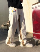 Ultra Premium UN Design Splash Baggy Kot Pantolon - 4