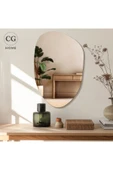 CG HOME Asimetrik Model Ayna, Çerçevesiz Ayna, Duvar Aynası, Konsol Aynası thumbnail 2