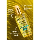 Bioxcin Keratin & Argan Onarıcı Şampuan 300ML + Keratin Argan Saç Bakım Yağı + Saç Kremi thumbnail 3