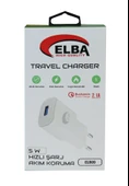 Elba Elb09 5W 2.1A Hızlı Şarj Akıllı Koruma Usb EV Şarj Kafa - 1