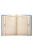 Çanta Boy Kur'an-ı Kerim (Mavi Renk, Kılıflı, Mühürlü) Hayrat Neşriyat kitap thumbnail 2