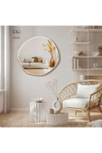 CG HOME asimetrik ayna, dekoratif ayna, duvar aynası, banyo aynası, holl aynası 80 cm thumbnail 2