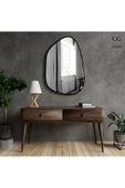 CG HOME Asimetrik Ayna, 75X55 cm, Konsol Aynası, Dresuar Aynası, Duvar Aynası, Şişecam Ayna thumbnail 1