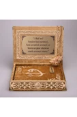 Hediyelik Kur'an-ı Kerim Raşel Kutu Gold Orta B. Tes. Gold Plek. thumbnail 3