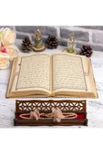 Hediyelik Kur'an-ı Kerim Raşel Gold Orta B. Tespihli Ah.kutu thumbnail 3
