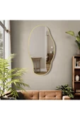CG HOME Asimetrik Ayna, Konsol Aynası, Dresuar Aynası, Tuvalet Aynası, Boy Aynası 120x65 CM thumbnail 2