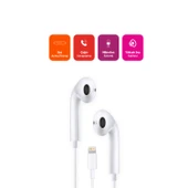 Polosmart PBS226 Lightning Kablolu Kulak İçi Kulaklık Beyaz - 3