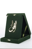 Kuranı Kerim Orta Boy (kadife Kutulu Yeşil) thumbnail 1