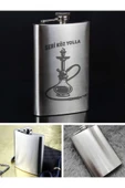 Paslanmaz Çelik Cep Matarası Seri Köz Yolla Temalı 9 Oz 266 Ml İçecek Cep Matarası thumbnail 3