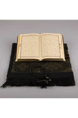 Seccade + Tesbih + Kuran Hediye Seti (hafız Boy, Kadife, Siyah) thumbnail 3