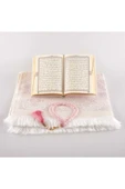 Seccade + Tesbih + Kuran Hediye Seti (çanta Boy, Toz Pembe) thumbnail 3