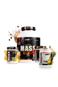 NOWUP NUTRITION Mass Gainer, Kreatin, Bcaa & Glutamin Kombinasyonu – Hacim Ve Güç Paketi – 4'lü Set thumbnail 1