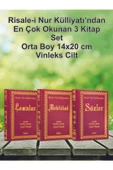 Risale-i Nur Külliyatından En Çok Okunan 3 Kitap (Sözler,Lemalar,Mektubat) Orta Boy Vinleks Cilt thumbnail 1
