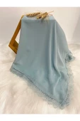 Baş Örtüsü Iğne Oyası Namaz Örtüsü,mevlüt Örtüsü Küf Yeşili thumbnail 4