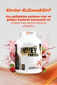 NOWUP NUTRITION Nowup Whey Protein Tozu 2160 gr - 60 Servis - Çilek Milkshake Aromalı - Kas Gelişimi Ve Hızlı Emilim thumbnail 2