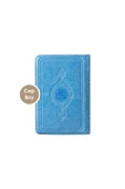 En Küçük Cep Mini Boy Kılıflı Kuran 8x11 Cm - Kılıflı Fermuarlı Kuranı Kerim Tevafuklu Hüsrev Hattı thumbnail 1