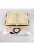 Seccade + Tesbih + Kuran Hediye Seti (orta Boy, Kadife, Siyah-1) thumbnail 3