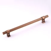 Hisar Soft Antik 224 mm Metal Çizgili Kulp Kulpu Kulpları Mobilya Çekmece Dolap Kapak Dayanıklı thumbnail 1