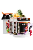NOWUP NUTRITION %100 Pump Etkisi Paketi | Arginine + Creatine + Glutamine | 3x360 gr + Shaker thumbnail 1