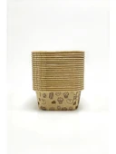 Kafem Muffin Kek Kapsülü Kare Kraft Desenli 50li - K33 thumbnail 4