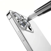 iPhone 15 Pro Max Mikro Kamera Lens Koruyucu thumbnail 5