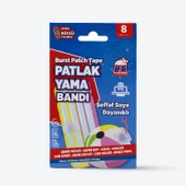 Suya Dayanıklı 8 Adet Patlak Yama Bandı Deniz Yatağı Deniz Topu Şişme Havuz Tamir Bandı thumbnail 1