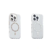 iPhone 15 Pro Kılıf Taşlı Tasarım M-safe Şarj Özellikli Koment Silikon Kapak thumbnail 6