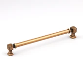 Talas Düz 224 mm Soft Antik Metal Kulp Mobilya Çekmece Dolap Kapak Kulpu Dayanıklı Kulbu Kulpları thumbnail 4