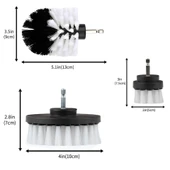 Fixonic B.H.D. BHD00900 Matkap ile Kullanılan 3'lü Temizlik Fırça Seti thumbnail 3