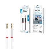AU-707 Örgü Tasarımlı Aux Audio Kablo 3.5mm 1m thumbnail 2