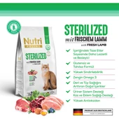 Nutri Feline 10 kg Sterilised Kuzu Etli Kuru Kedi Maması - 1