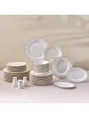 KARACA Bone Collection Siena 53 Parça 12 Kişilik Yemek Takımı Gold - 5