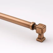 Talas 160 mm Düz Soft Antik Bakır Metal Kulp Mobilya Çekmece Dolap Kapak Kulpu Dayanıklı Kulpları thumbnail 4
