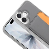 iPhone 17 Kılıf Kartlıklı X-Kart Silikon Kapak thumbnail 7