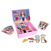 MAGNETLİ MİNİ FASHİONİSTA MODA KUTU OYUNU thumbnail 4