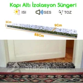 4 Adet Kapı Altı Rüzgar Önleyici Kapı Altı İzolasyon Süngeri Kapı Altı Eşik Süngeri Rüzgar Önleyici - 5