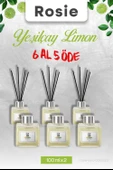 Yeşilçay Limon 6 AL 5 ÖDE, Rosie Çubuklu Oda Kokusu 100 ml thumbnail 1