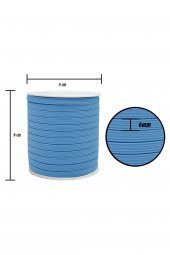 6mm Yassı Lateks Lastik/50 Metre Bel, Paça ve Don Lastiği - 2