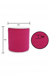 6mm Yassı Lateks Lastik/50 Metre Bel, Paça ve Don Lastiği - 8
